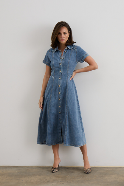 Robe En Denim Lola