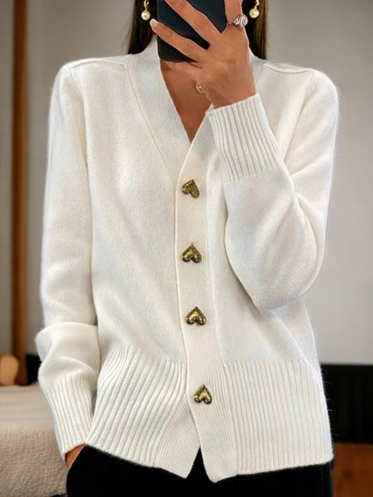 Petit pull avec détail Cœur Doré