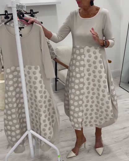 Robe Siria avec pois