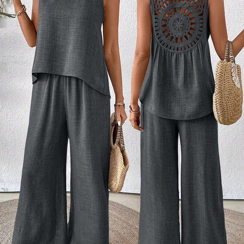 Ensemble Klaren en Coton misto Lin