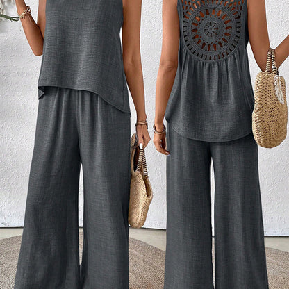 Ensemble Klaren en Coton misto Lin