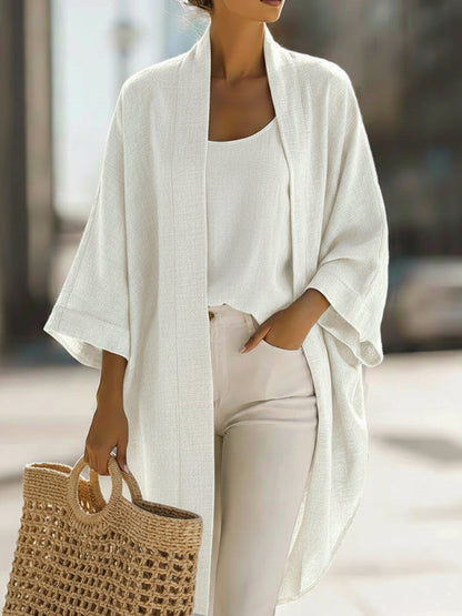 Ensemble Cardigan et Chemise En Lin