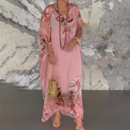 Robe Fleuri en Coton et viscose