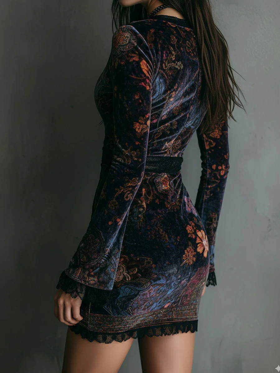 Mini Robe Velours