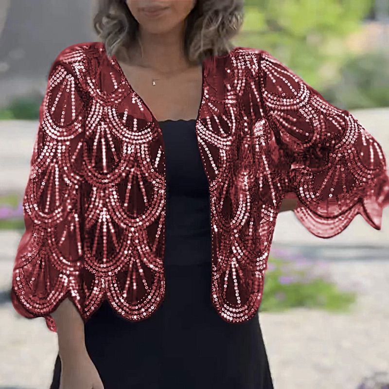 Cape Brillant avec Robe en Cadeau