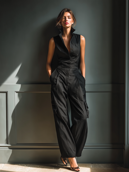 Combinaison Cargo Noir