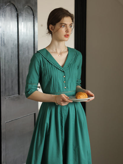 Robe Midi Verde smeraldo