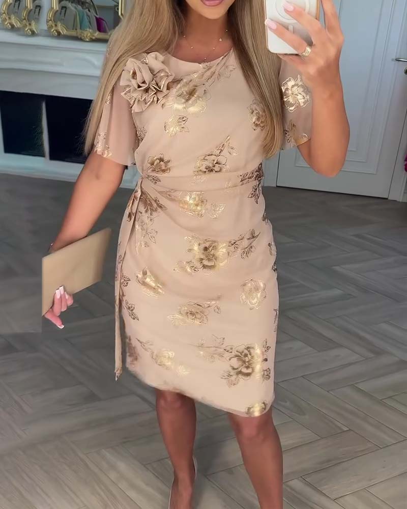 Robe Bronze Chic