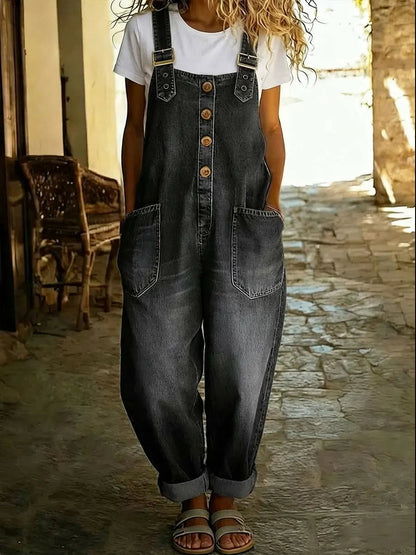 Combinaison Denim Décontracté