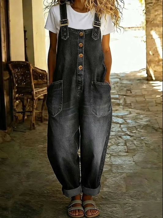Combinaison Denim Décontracté