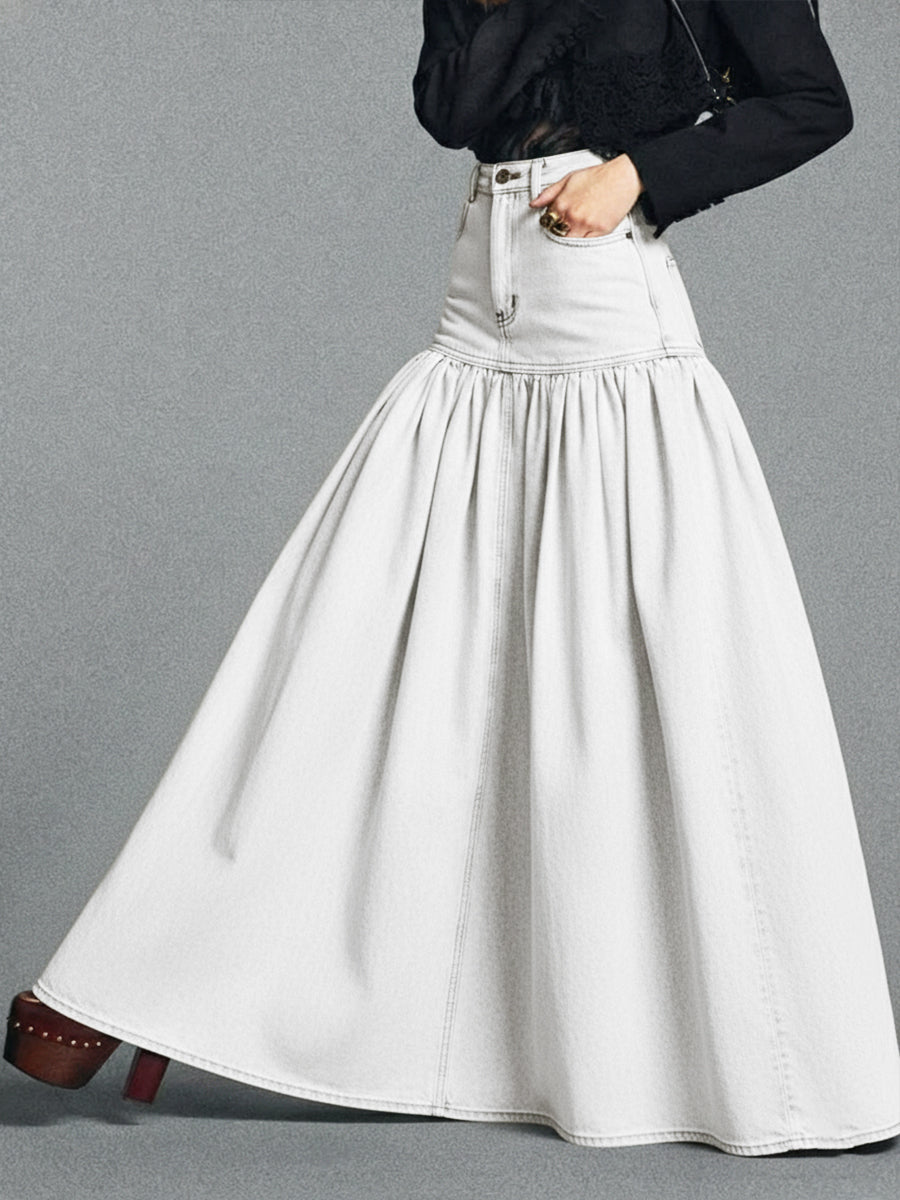 Jupe Denim Maxi