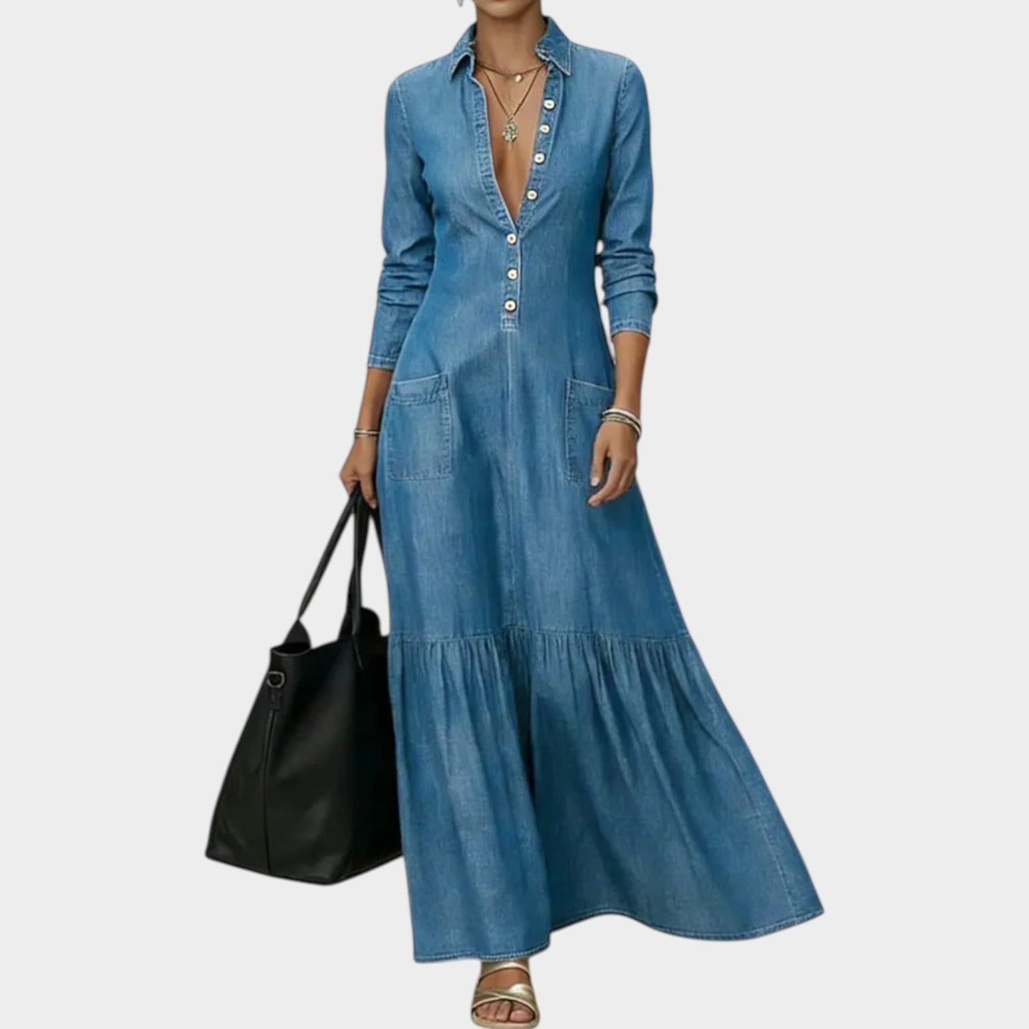Robe Amanda en Denim