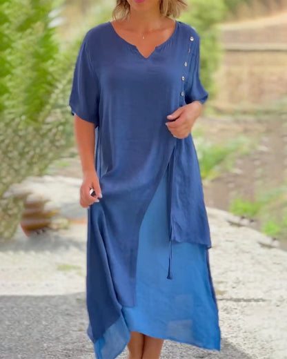 Robe Zaira avec Boutons