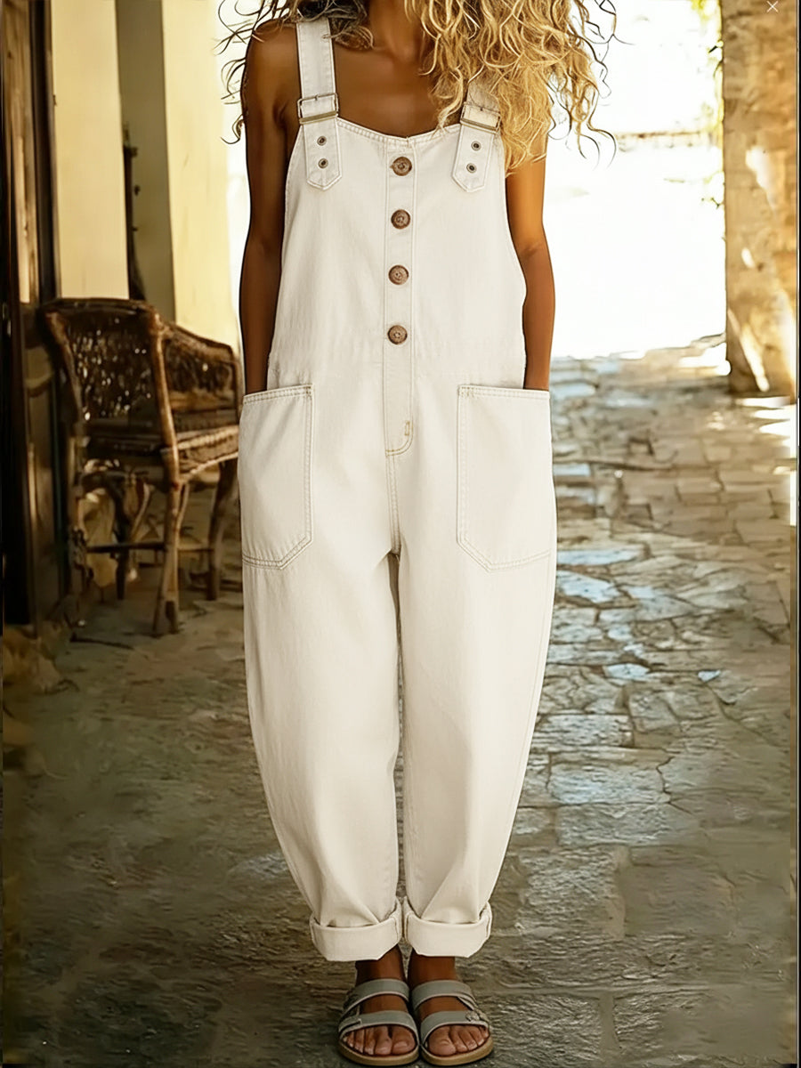 Combinaison Denim Décontracté