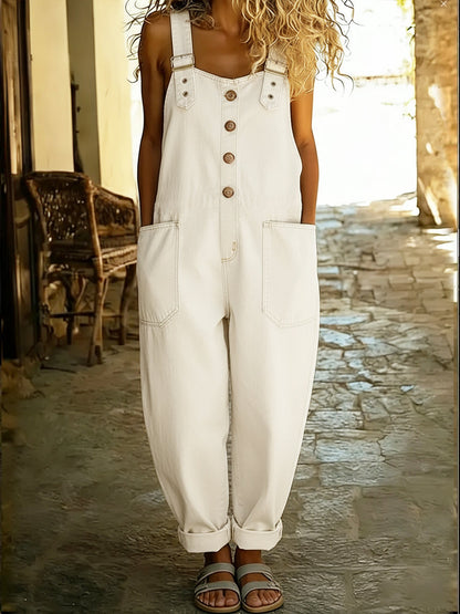 Combinaison Denim Décontracté