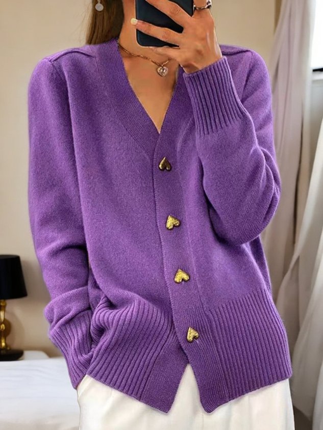 Petit pull avec détail Cœur Doré