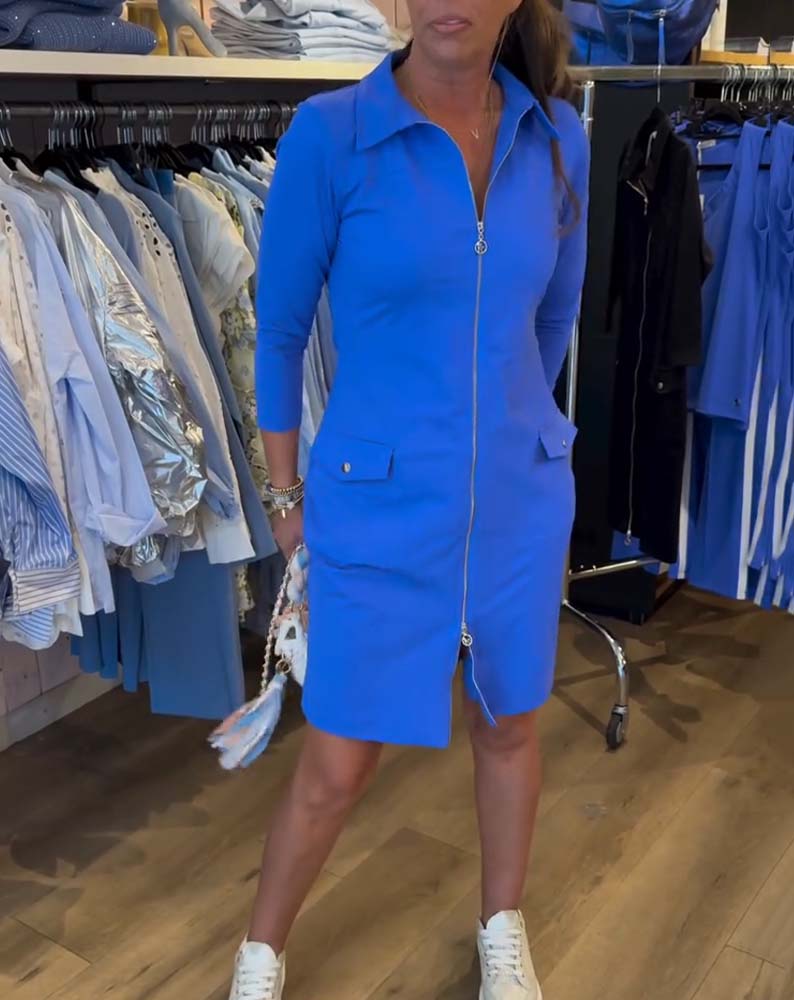 Robe Emeline Col et zip