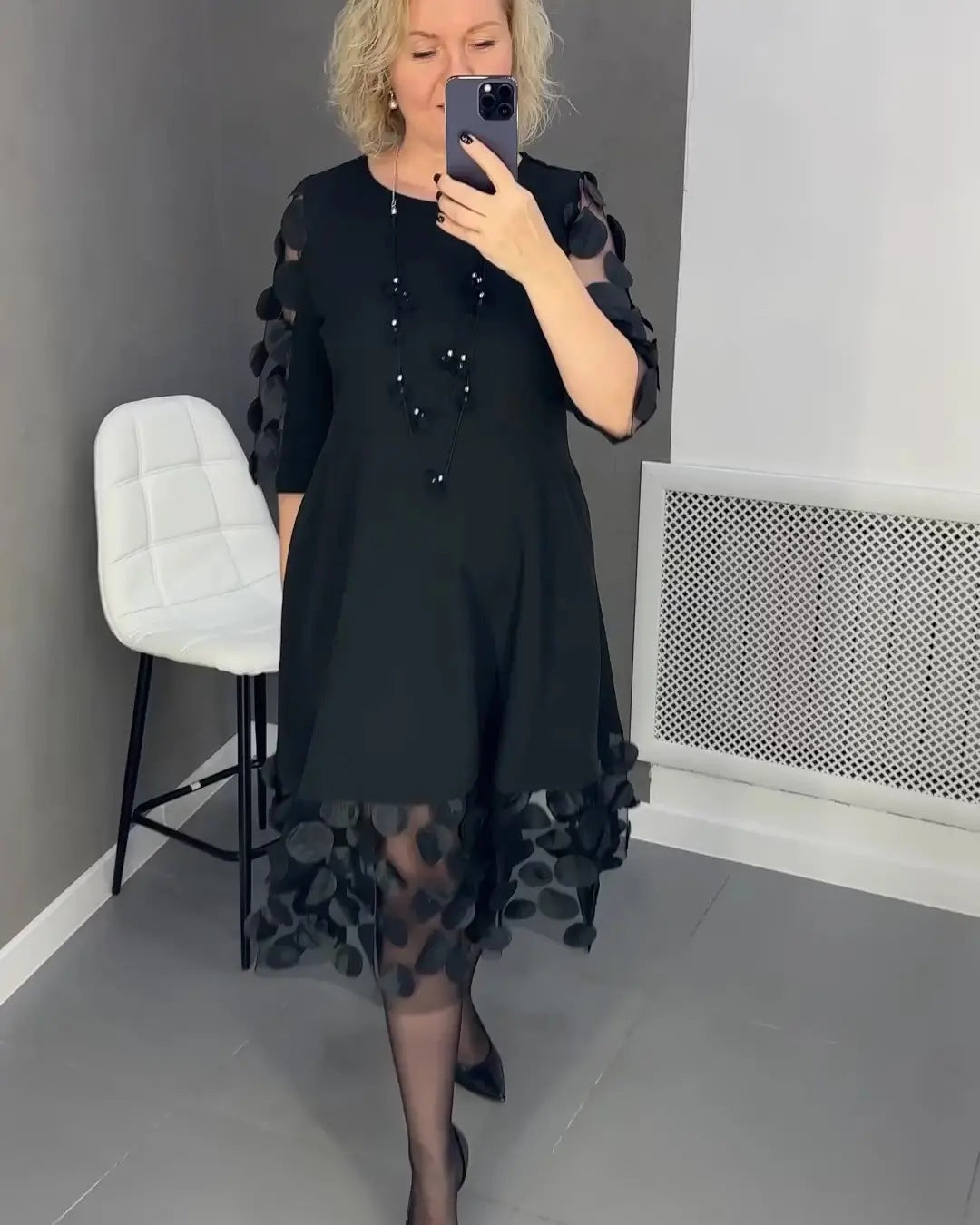 Robe Noir Mamba
