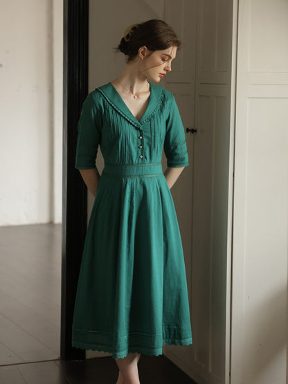 Robe Midi Verde smeraldo
