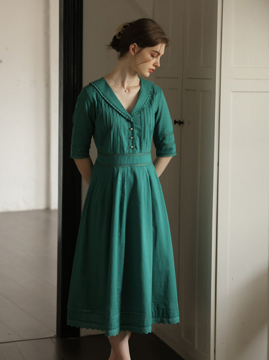 Robe Midi Verde smeraldo