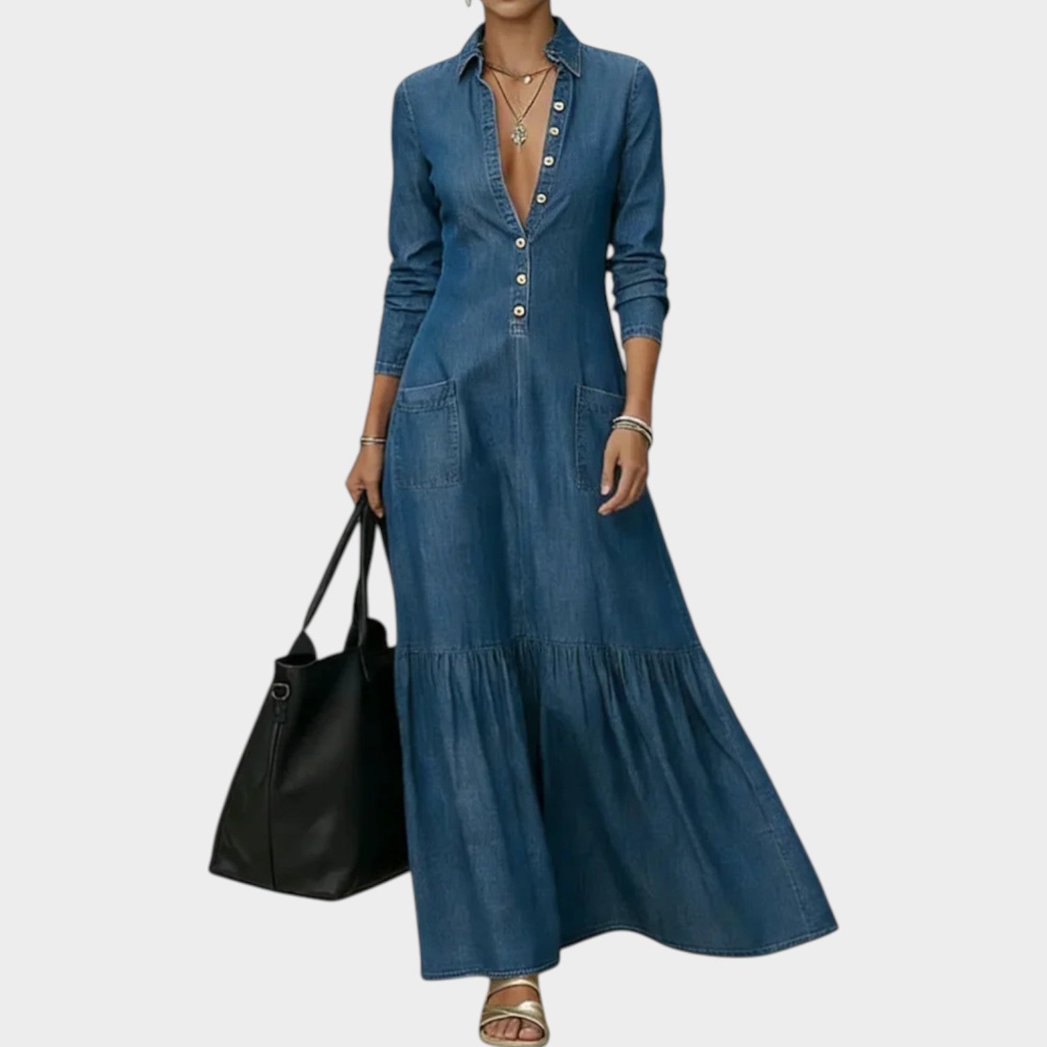 Robe Amanda en Denim