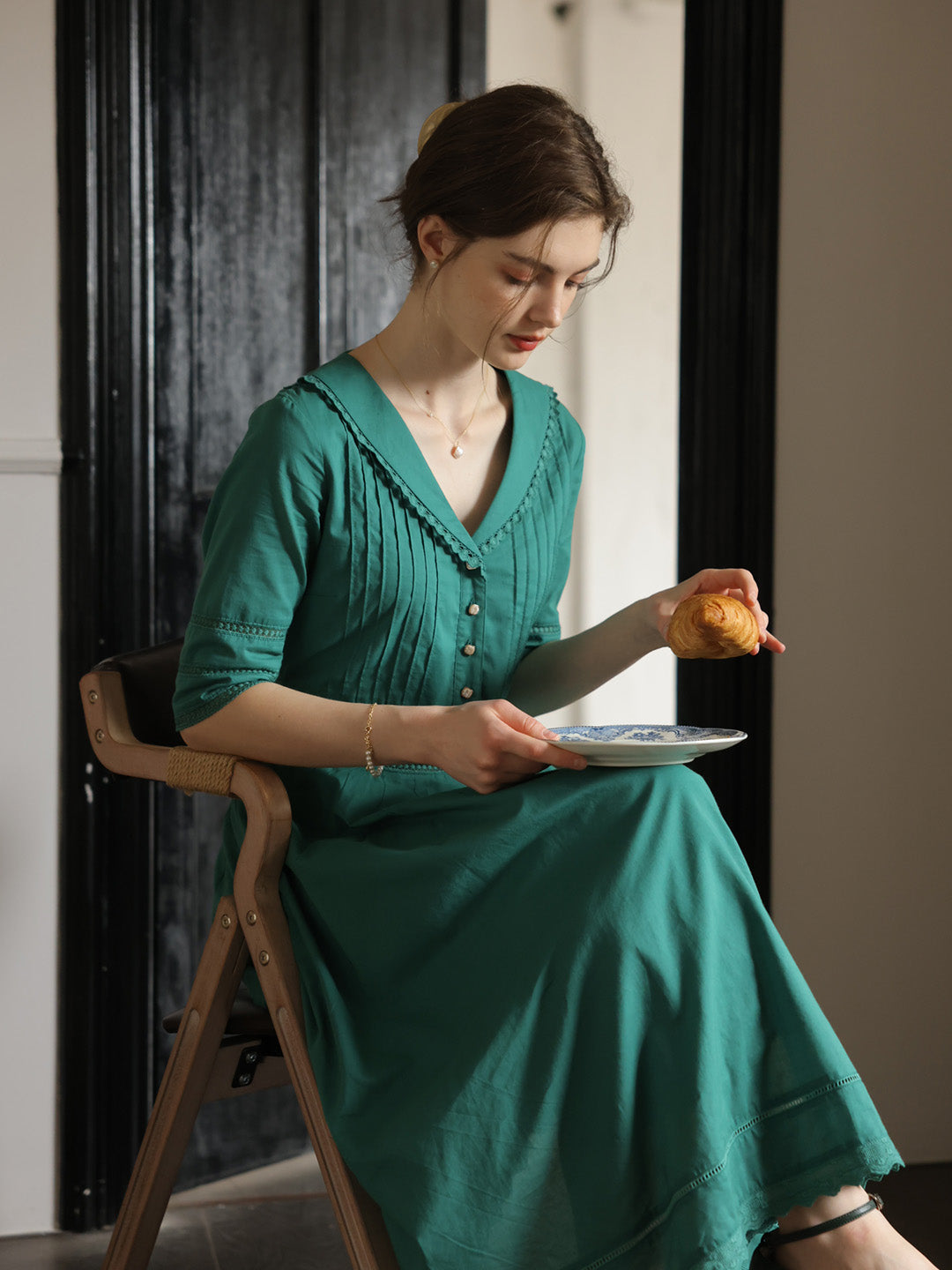 Robe Midi Verde smeraldo