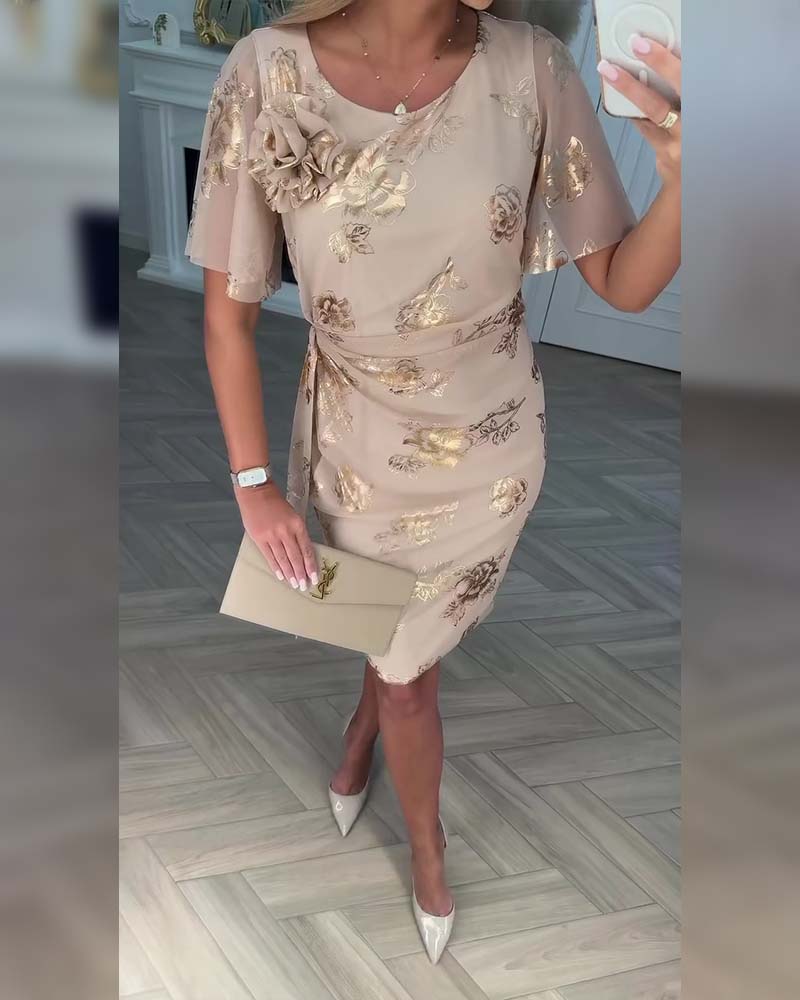 Robe Bronze Chic